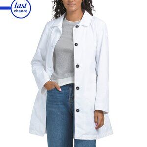 SAVE THE DUCK White Trench Coat
